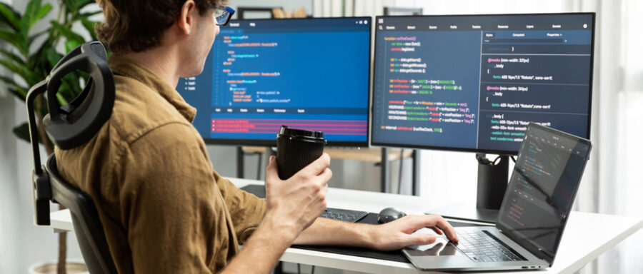 It developer with coffee