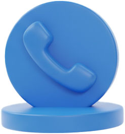 Icon phone blue